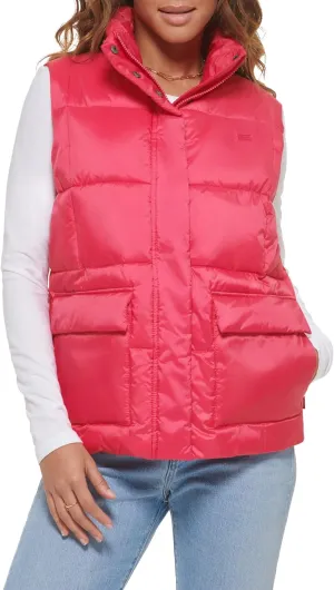 Levi's Women's Sporty Box Quilted Puffer Vest