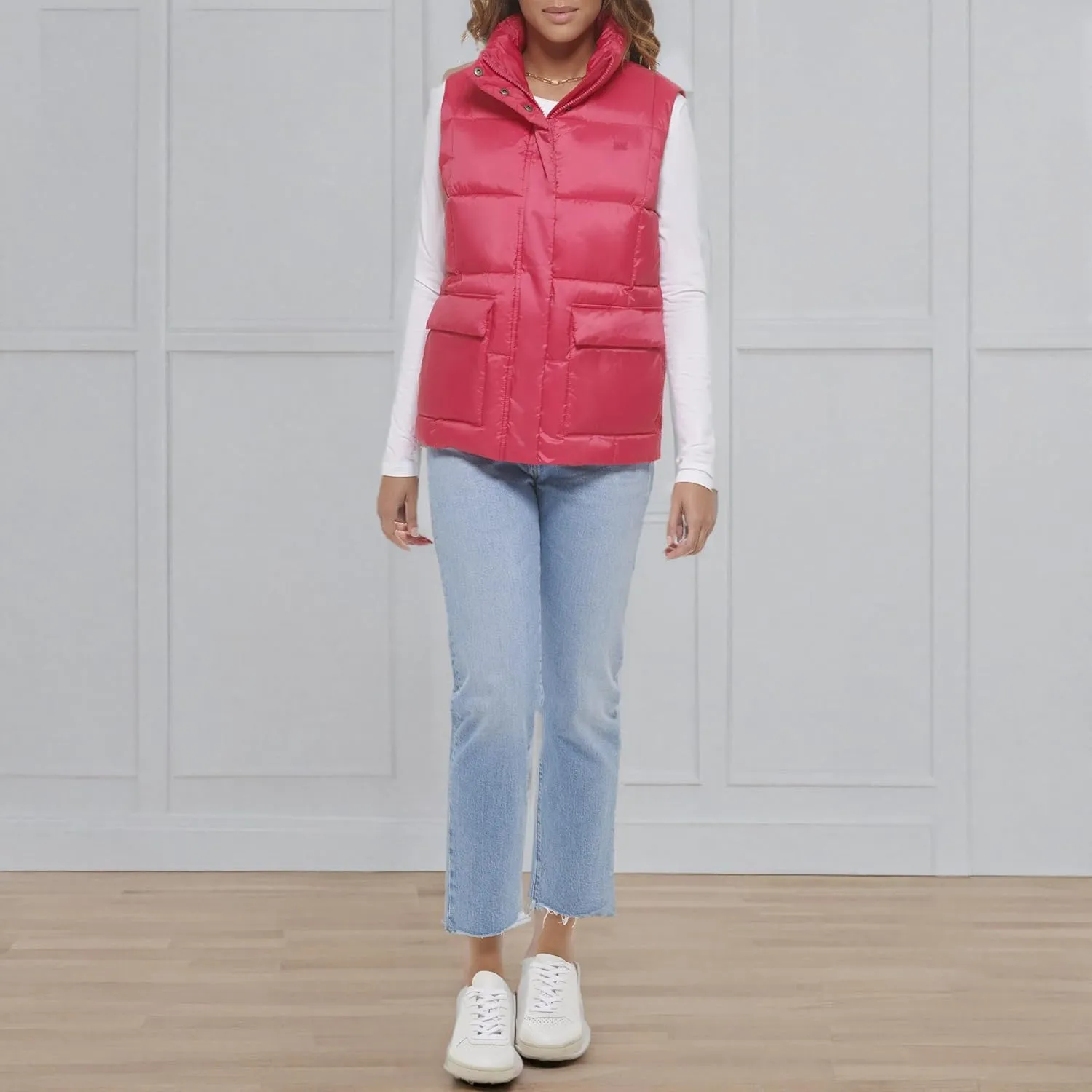 Levi's Women's Sporty Box Quilted Puffer Vest