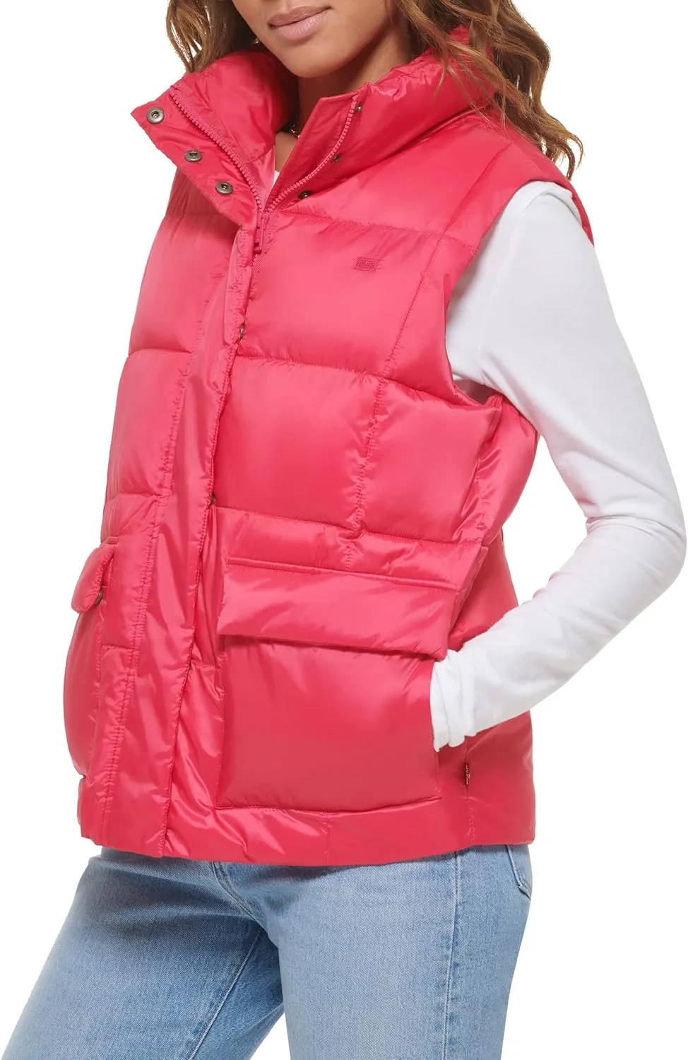 Levi's Women's Sporty Box Quilted Puffer Vest