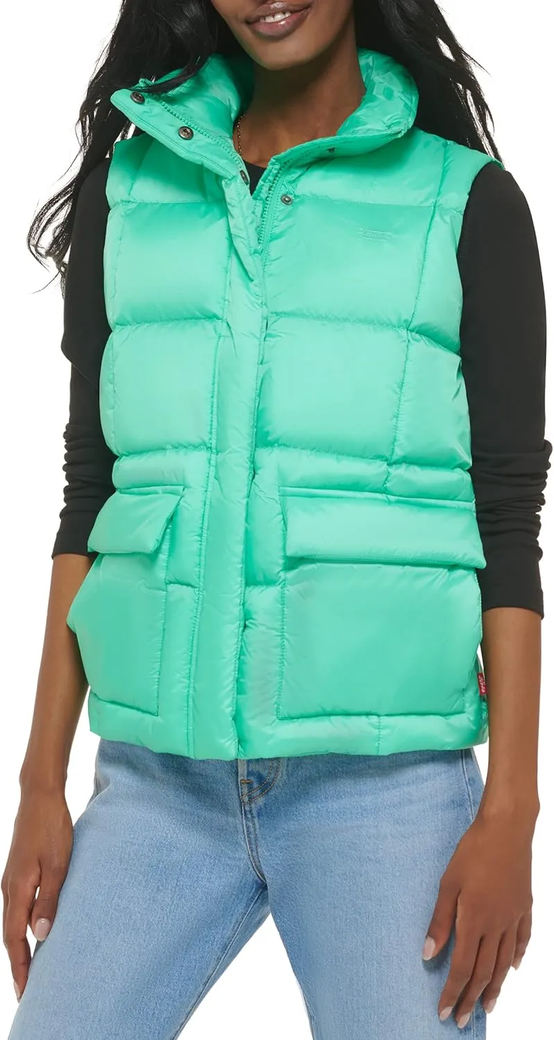 Levi's Women's Sporty Box Quilted Puffer Vest