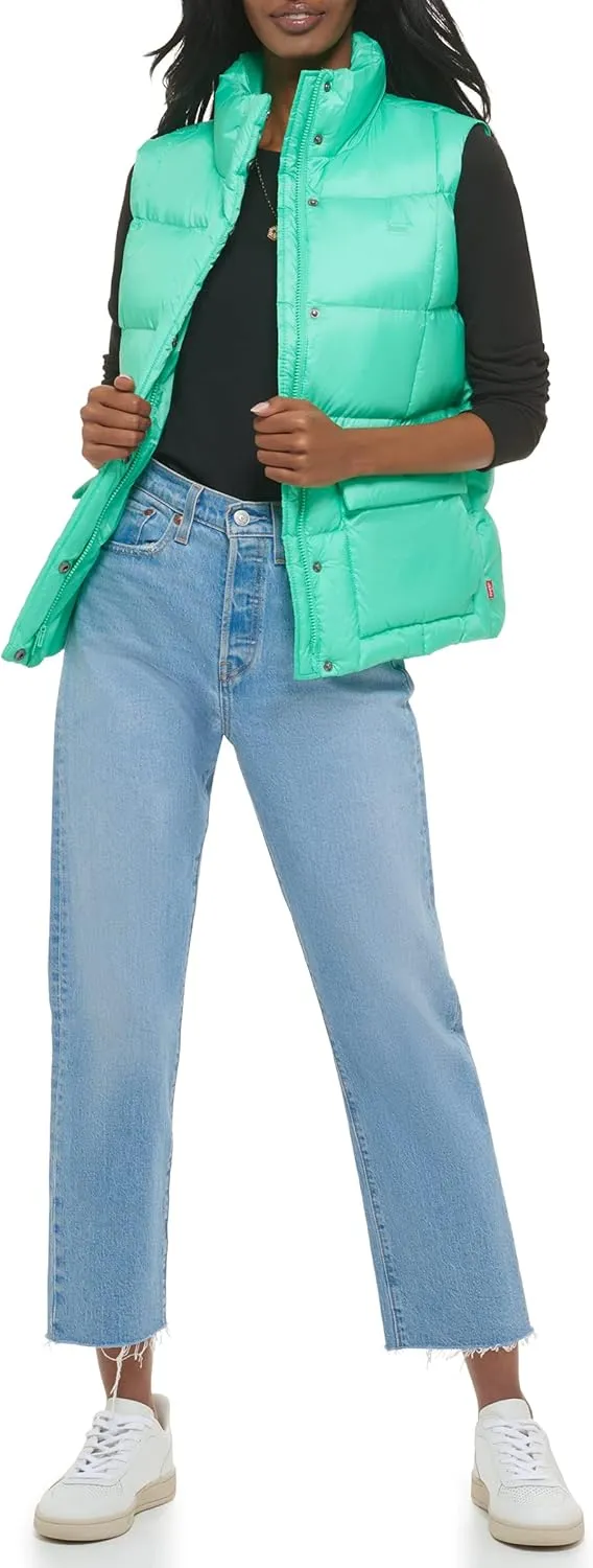Levi's Women's Sporty Box Quilted Puffer Vest