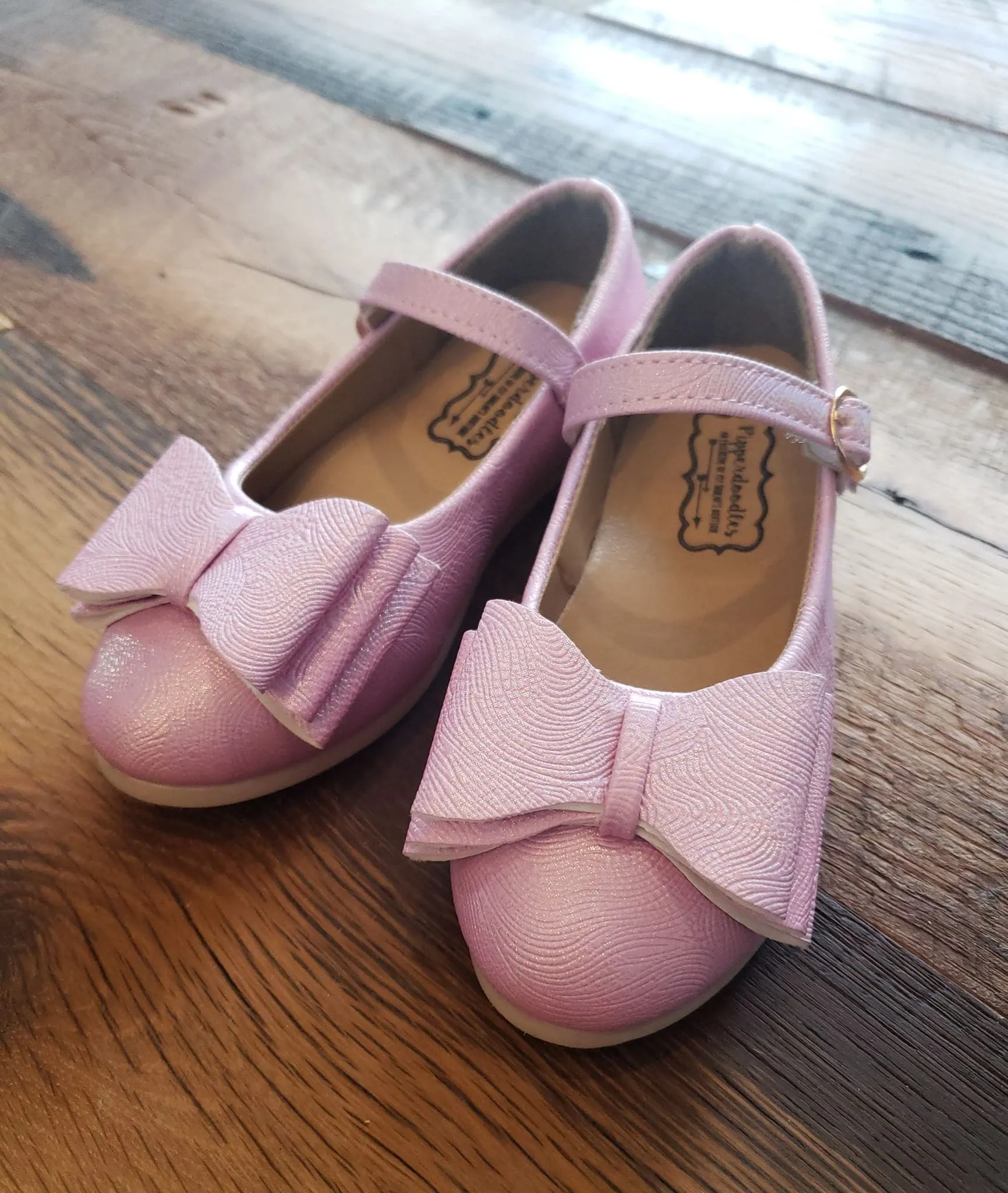 [Light Pink] Bow Shoes