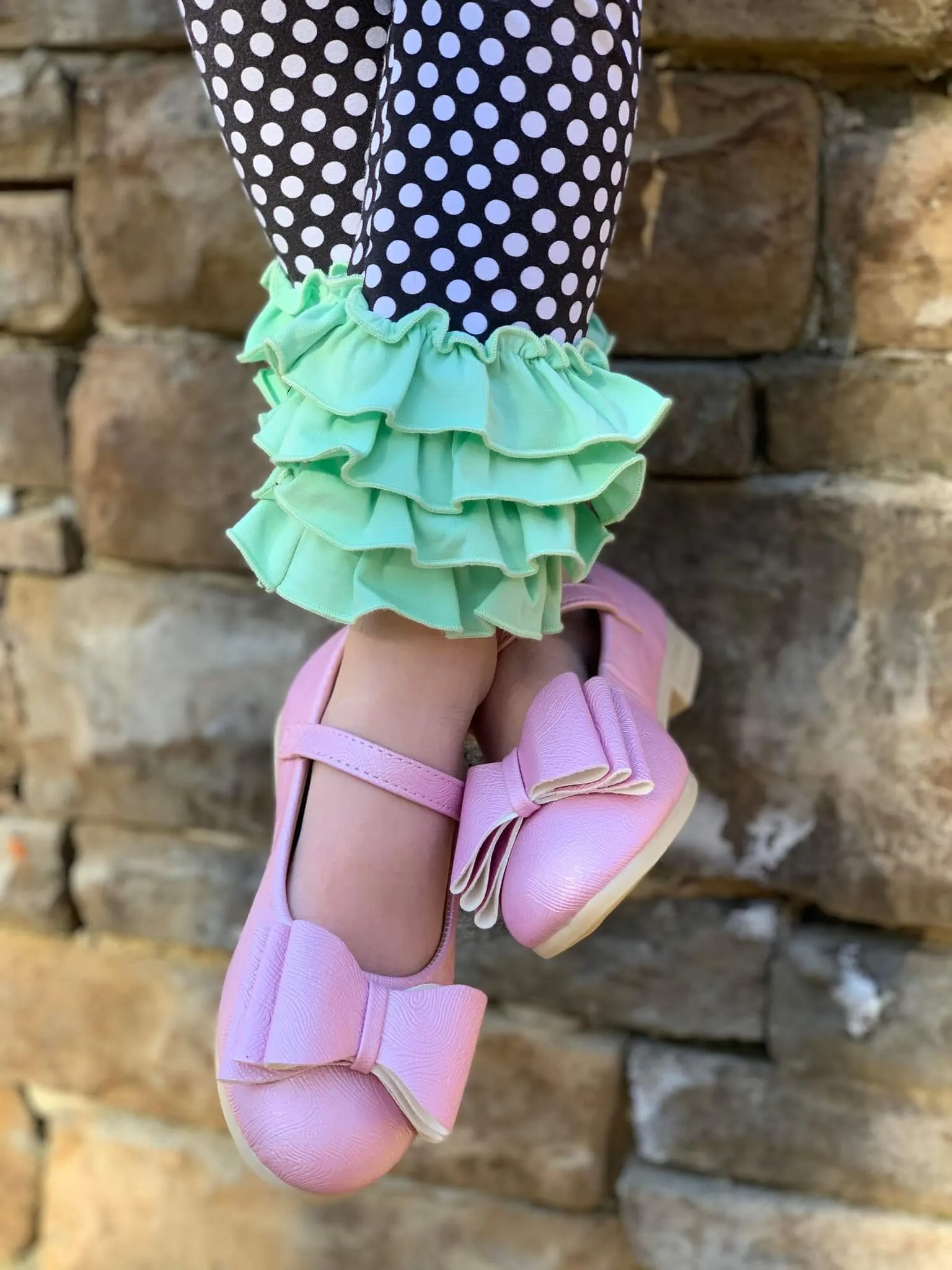 [Light Pink] Bow Shoes