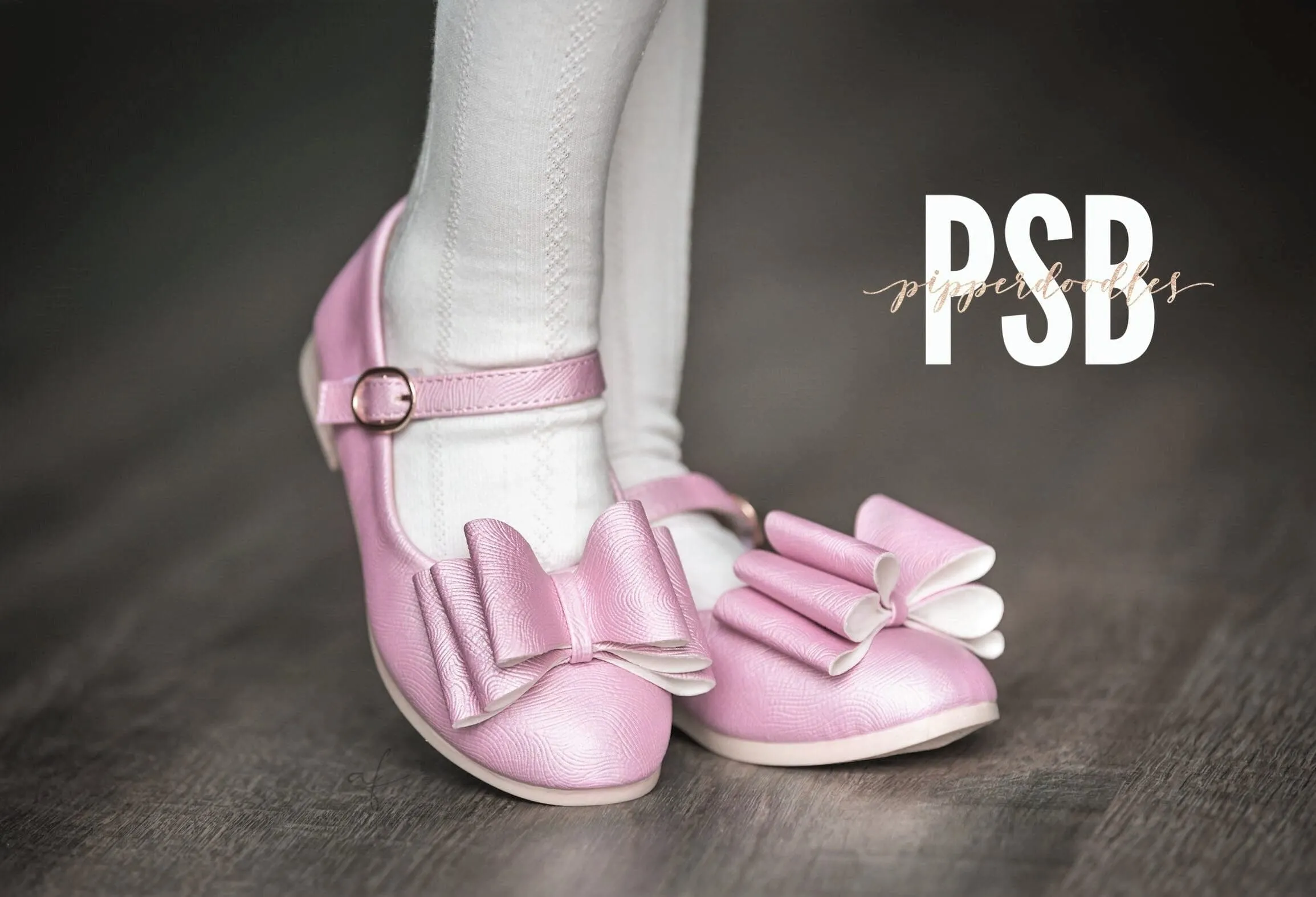 [Light Pink] Bow Shoes
