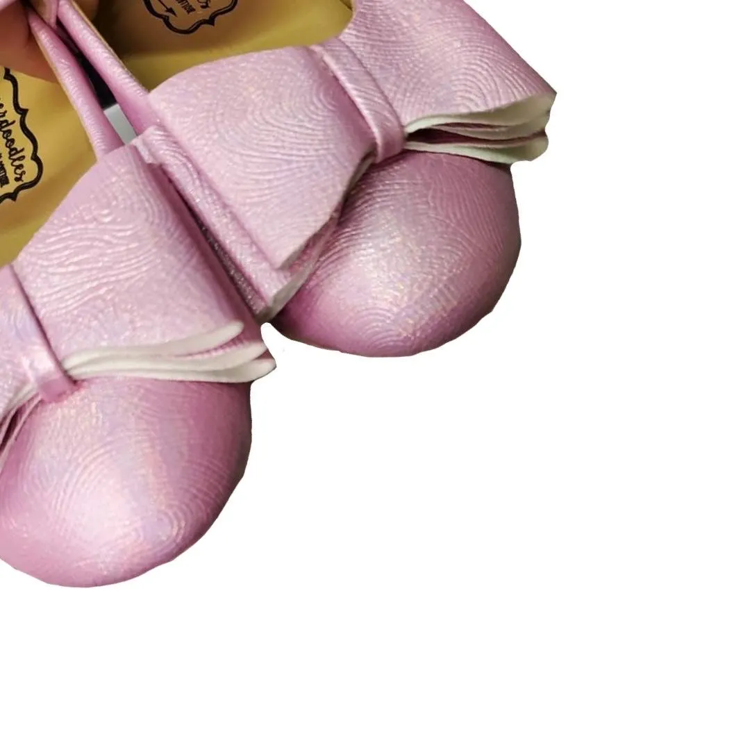[Light Pink] Bow Shoes