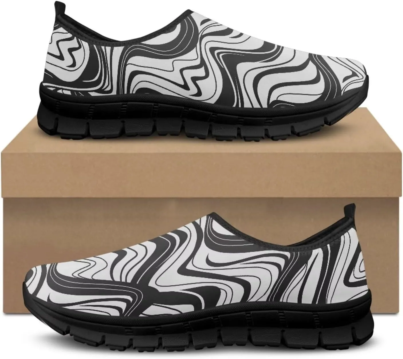 Men's Fashion Sneakers Low Cut Non Slip Causal Dress Shoes for Men Comfortable Walking Shoes