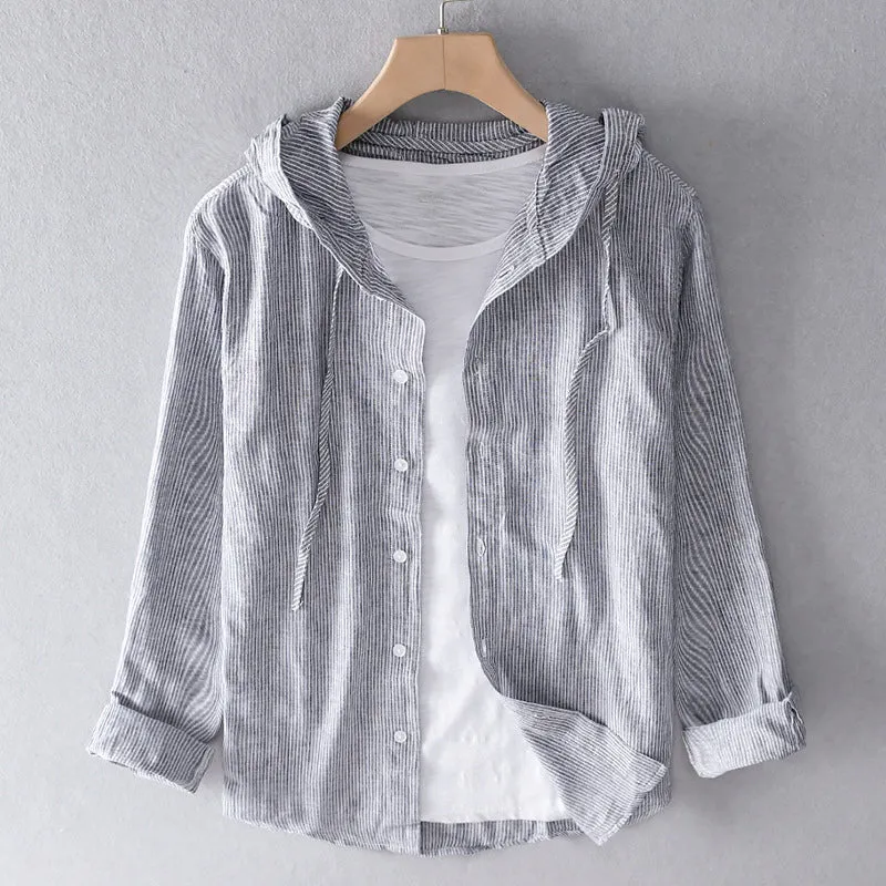 Miranda - Lightweight hooded blouse