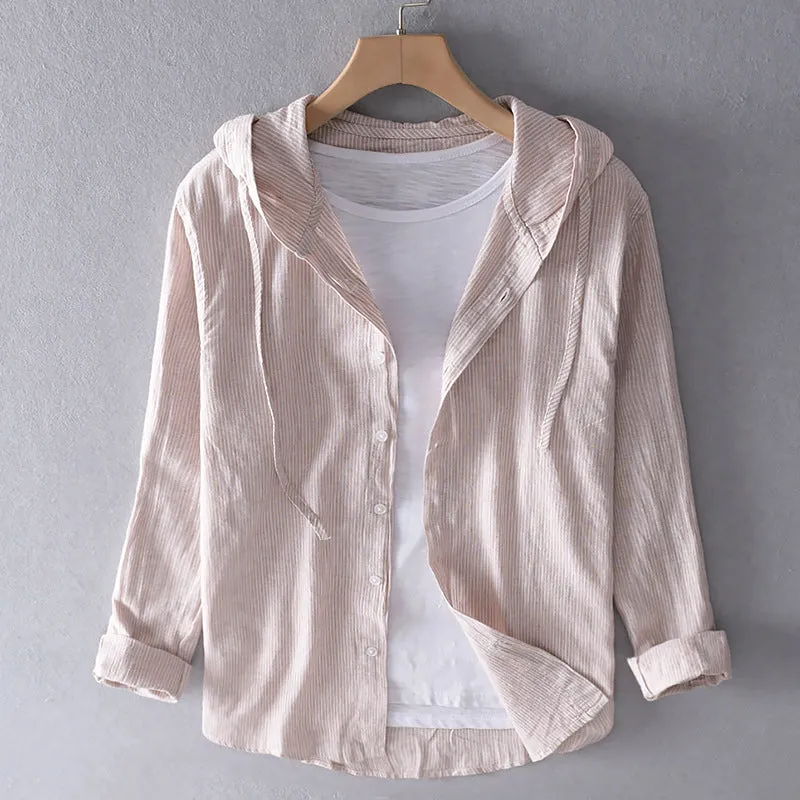 Miranda - Lightweight hooded blouse