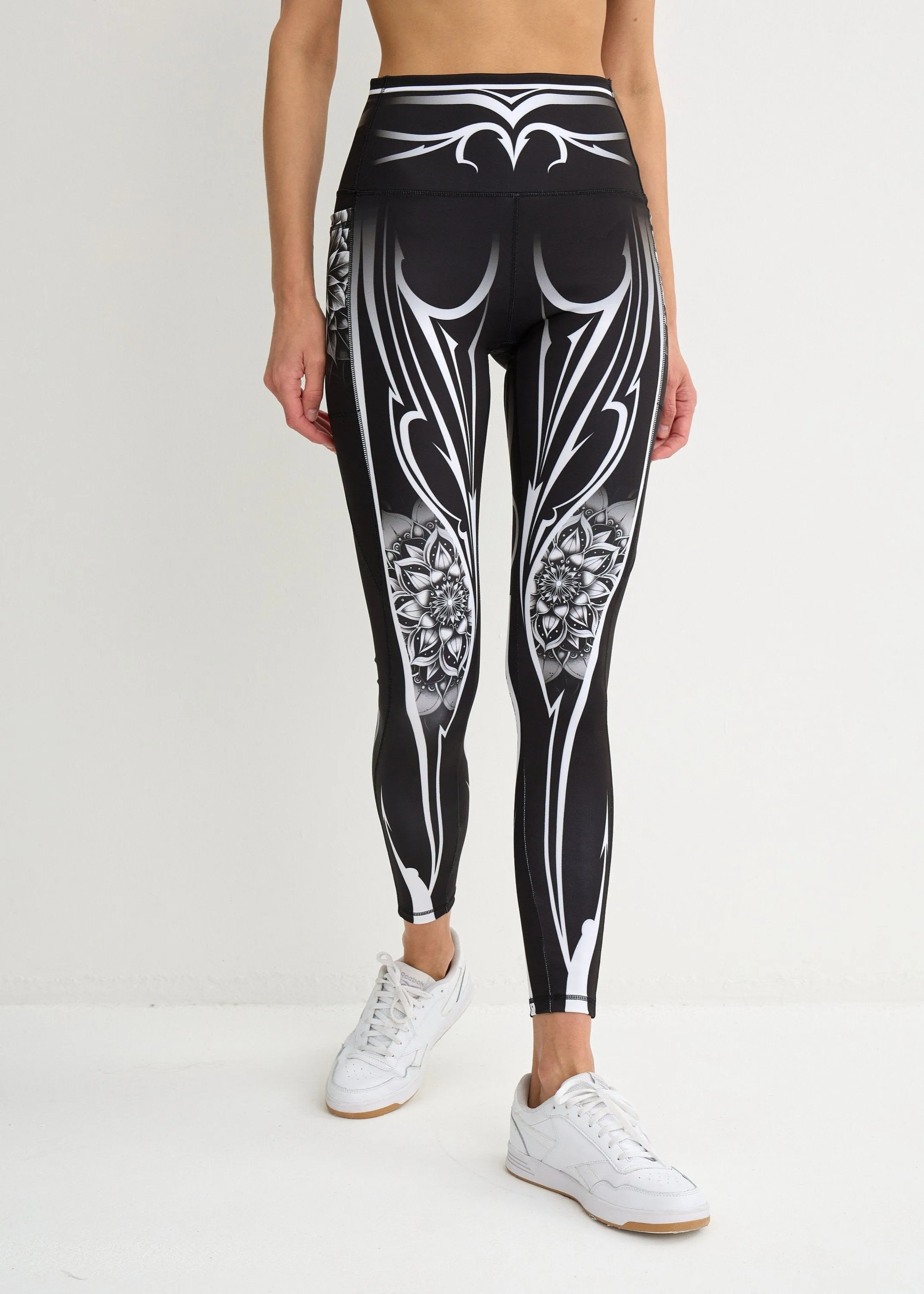 Moana Print Leggings with Pockets for Women  Yoga, Workout, Everyday Wear