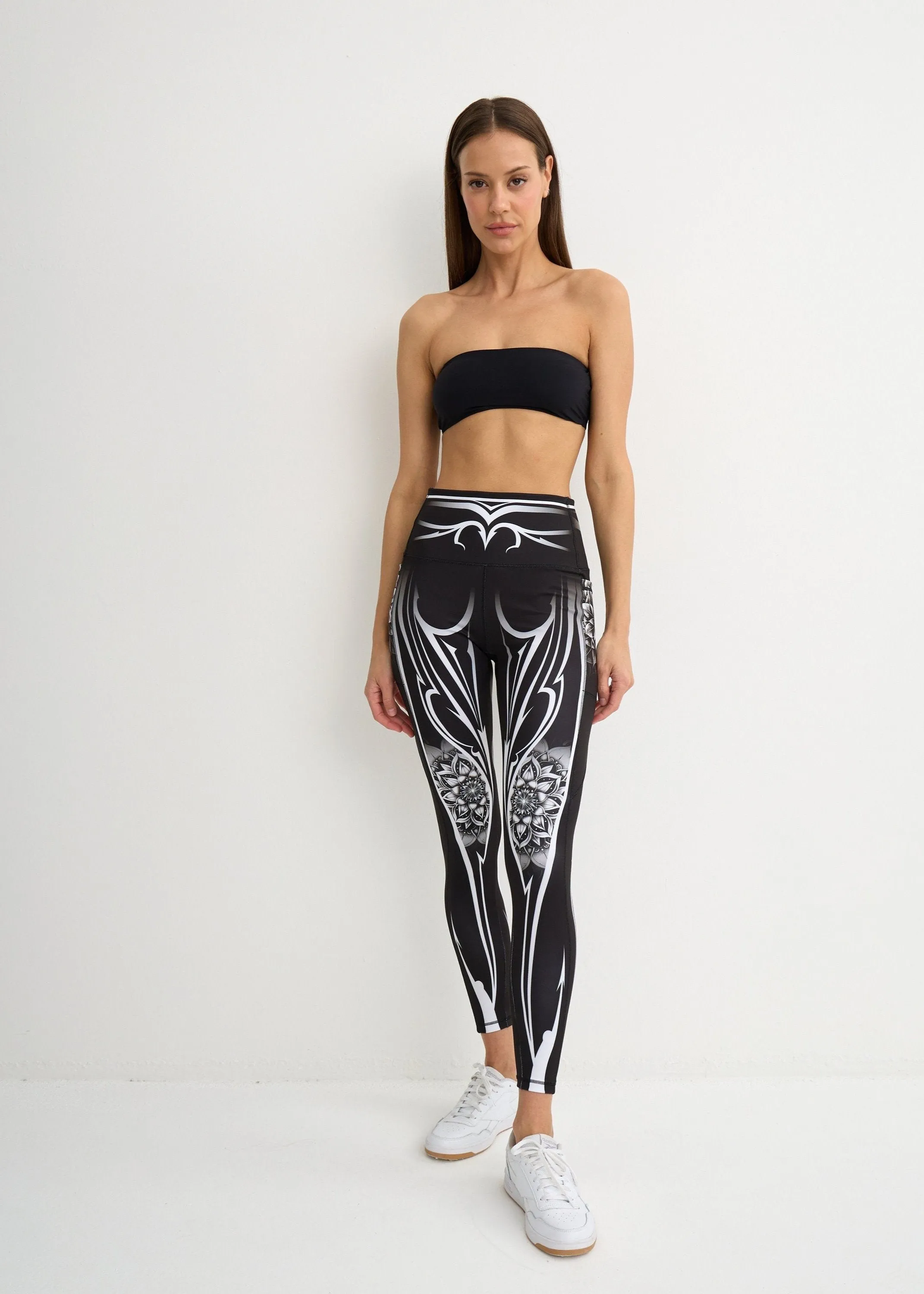 Moana Print Leggings with Pockets for Women  Yoga, Workout, Everyday Wear