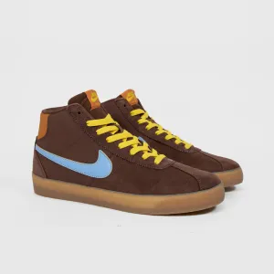 Nike SB - 'Why So Sad?' Bruin High Shoes - Light Chocolate / Light Blue