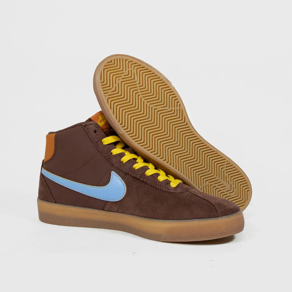 Nike SB - 'Why So Sad?' Bruin High Shoes - Light Chocolate / Light Blue