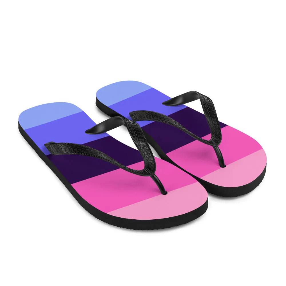 Omnisexual Pride Flip-Flops