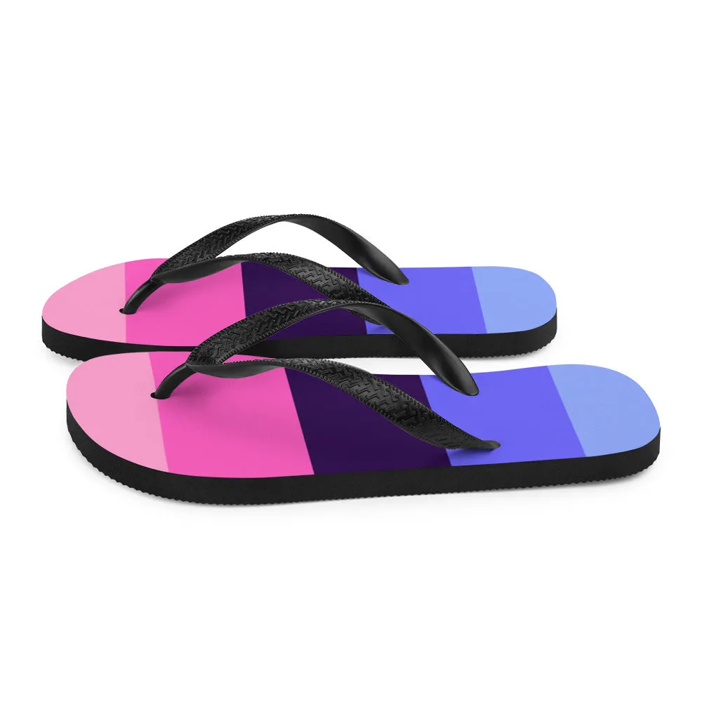 Omnisexual Pride Flip-Flops