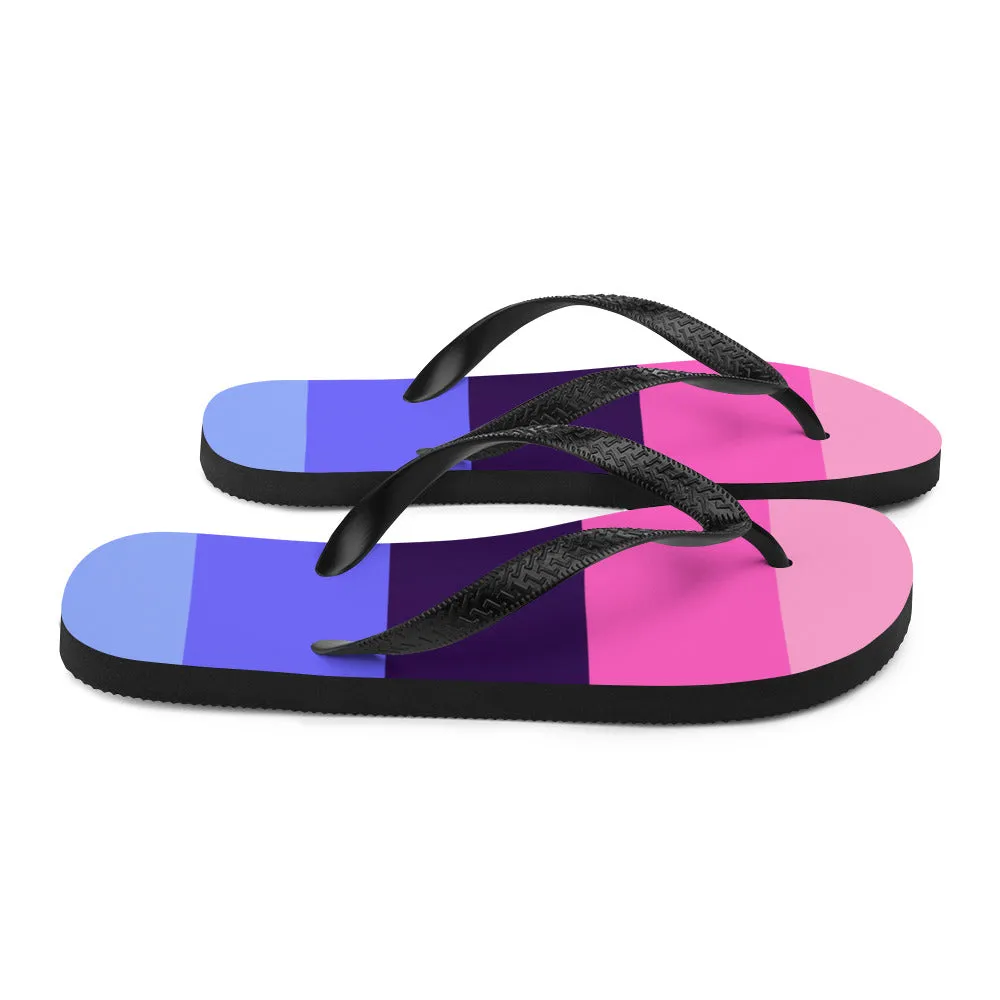 Omnisexual Pride Flip-Flops