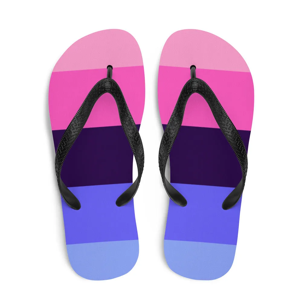 Omnisexual Pride Flip-Flops