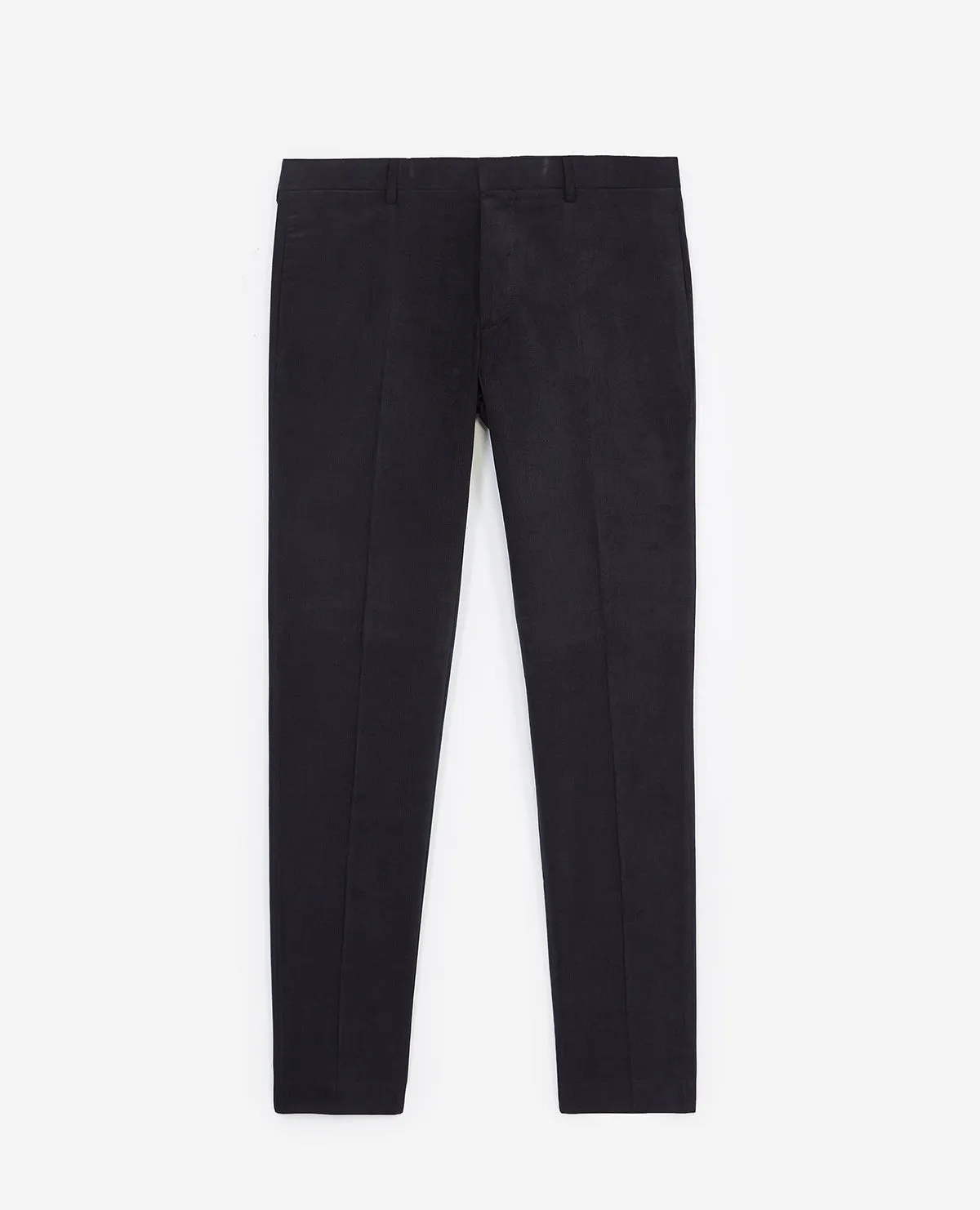 Pantalon slim velours bleu nuit