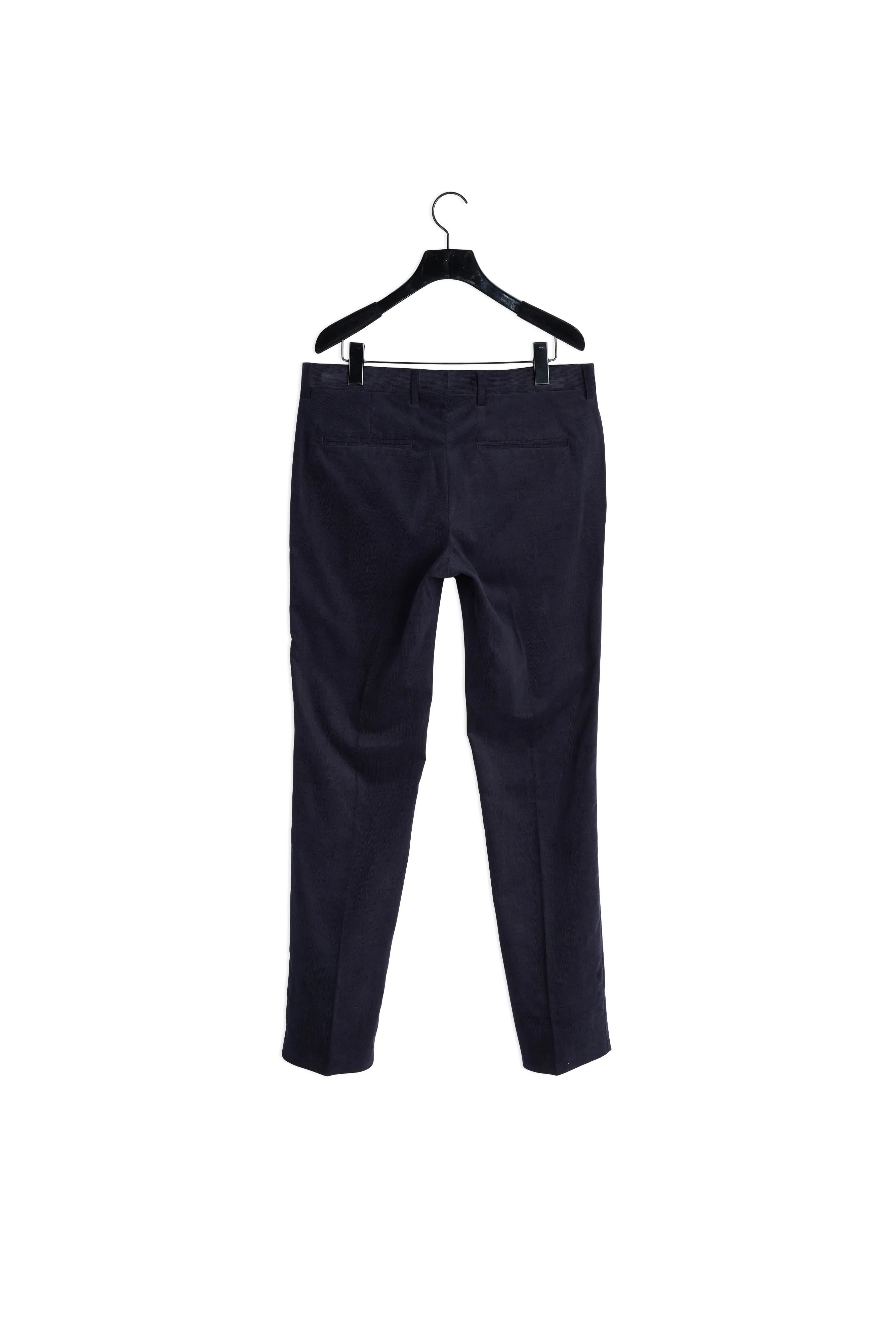 Pantalon slim velours bleu nuit