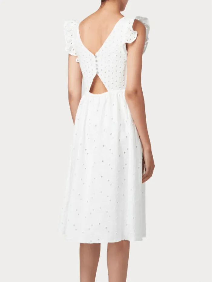 Paul Smith White Broderie Anglaise Dress W2R-539D-K31025-01