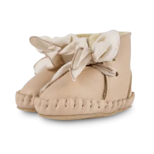 Pina Organza Booties | Light Rust Leather