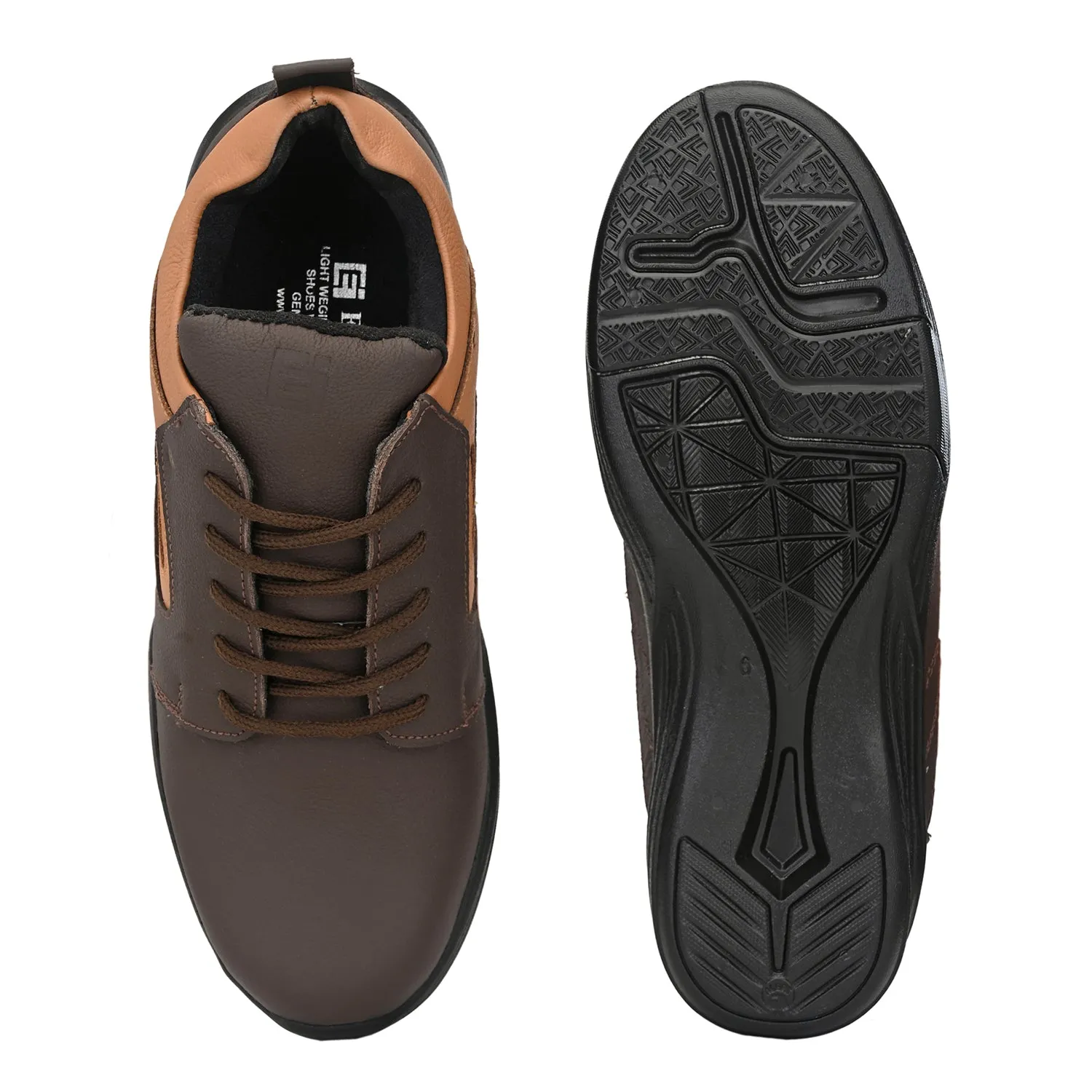 Pro Genuine Leather Light Weight Steel Toe Safety Shoes