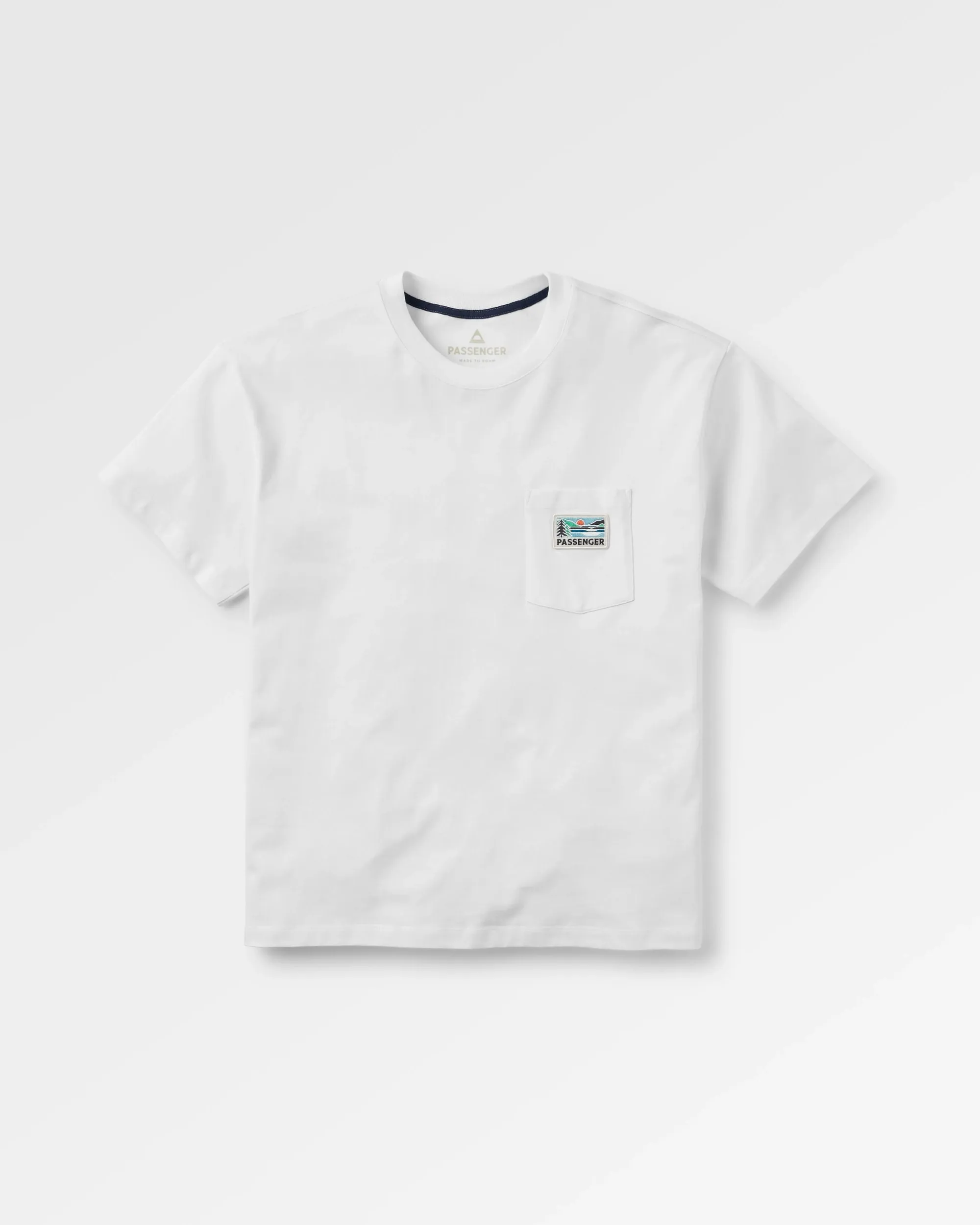 Roamer Patch Relaxed Fit T-Shirt - White