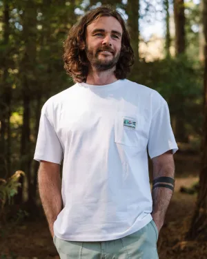 Roamer Patch Relaxed Fit T-Shirt - White