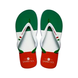 Samba Sol Men's Countries Collection Flip Flops - Italy