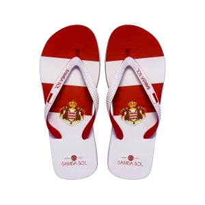 Samba Sol Men's Countries Collection Flip Flops - Monte Carlo