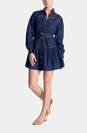 Saraswati Denim Mini Dress