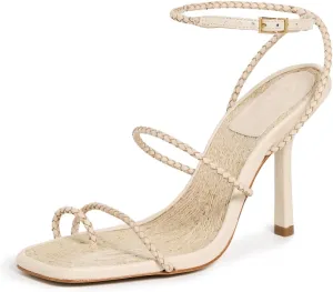SCHUTZ Women's Kaya Straw Heeled Sandals