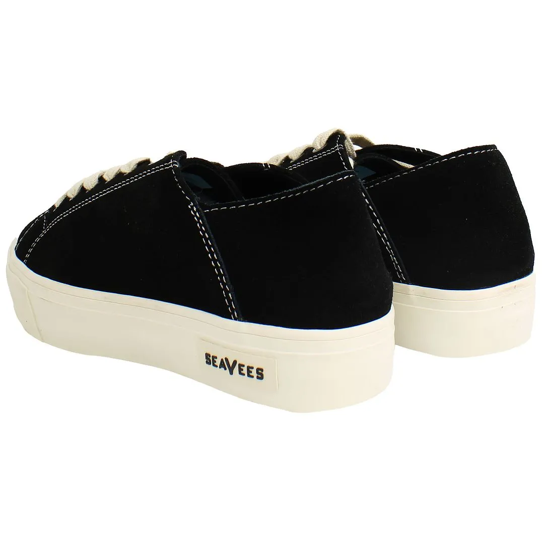 Seavees Sausalito Womens Black Plimsolls