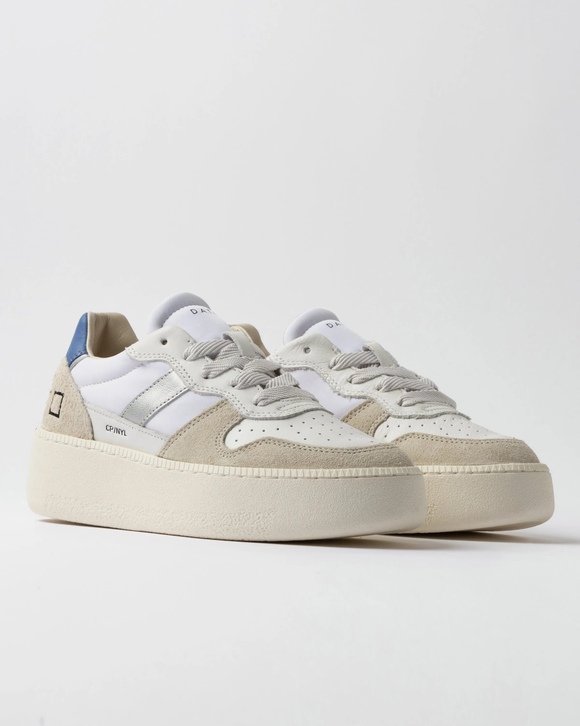 Sneakers colorés avec semelle plateforme