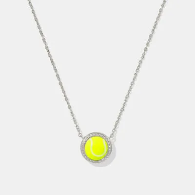 Sporty Element Resin Necklace