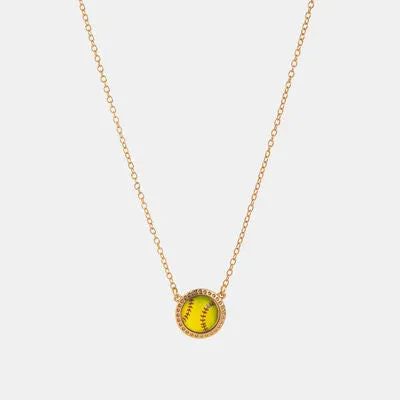 Sporty Element Resin Necklace