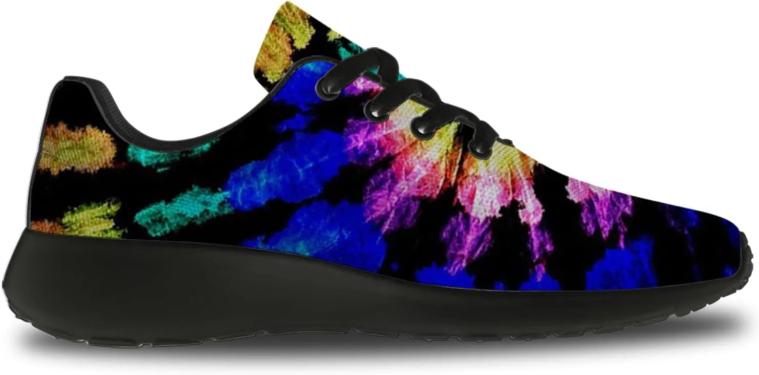 Tie Dye Shoes for Men Women Tennis Shoes Comfortable Walking Sneakers Gifts for Him Her