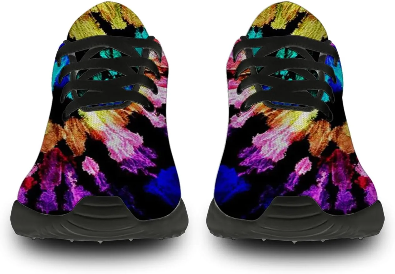 Tie Dye Shoes for Men Women Tennis Shoes Comfortable Walking Sneakers Gifts for Him Her