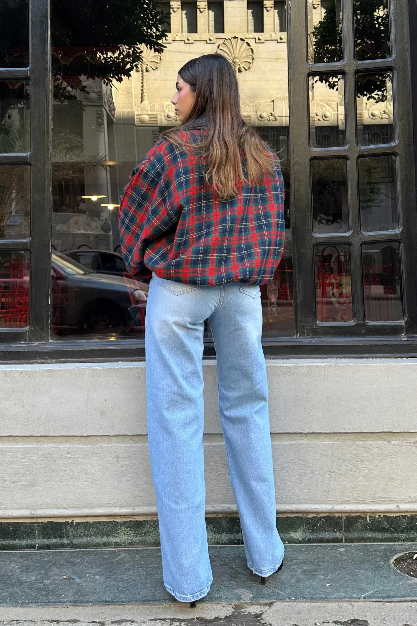 Ultra Comfort - Wide-Leg - High-Waist Ice Blue Jeans