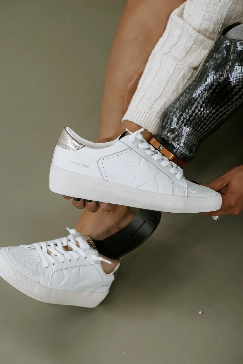 VH Reflex Sneaker , White/Gold