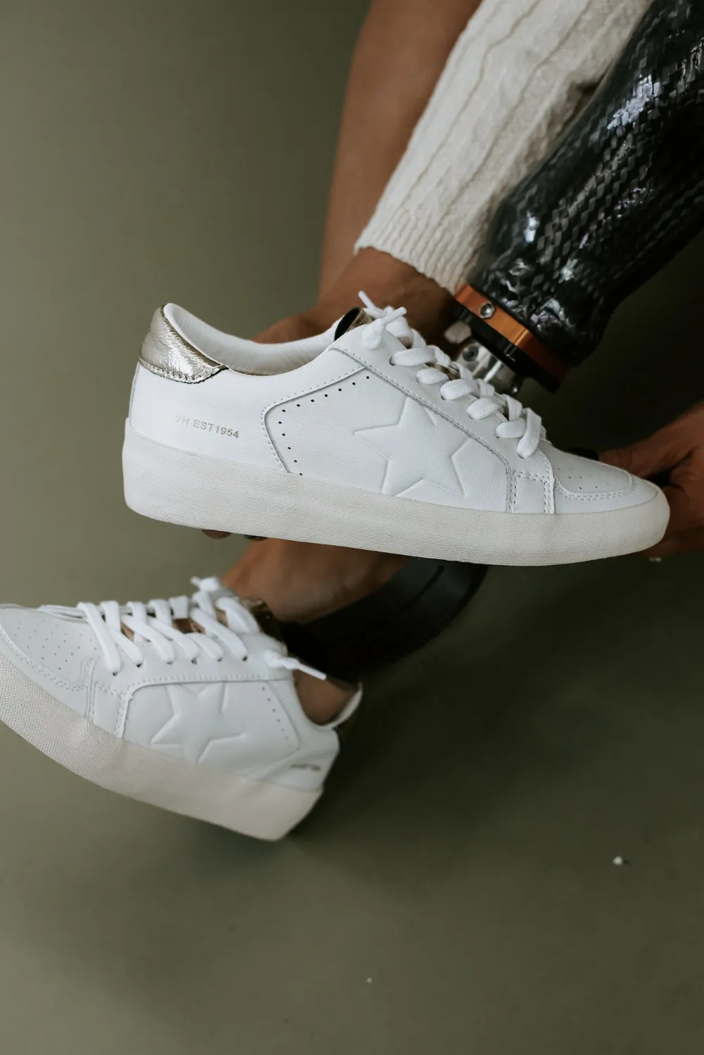 VH Reflex Sneaker , White/Gold