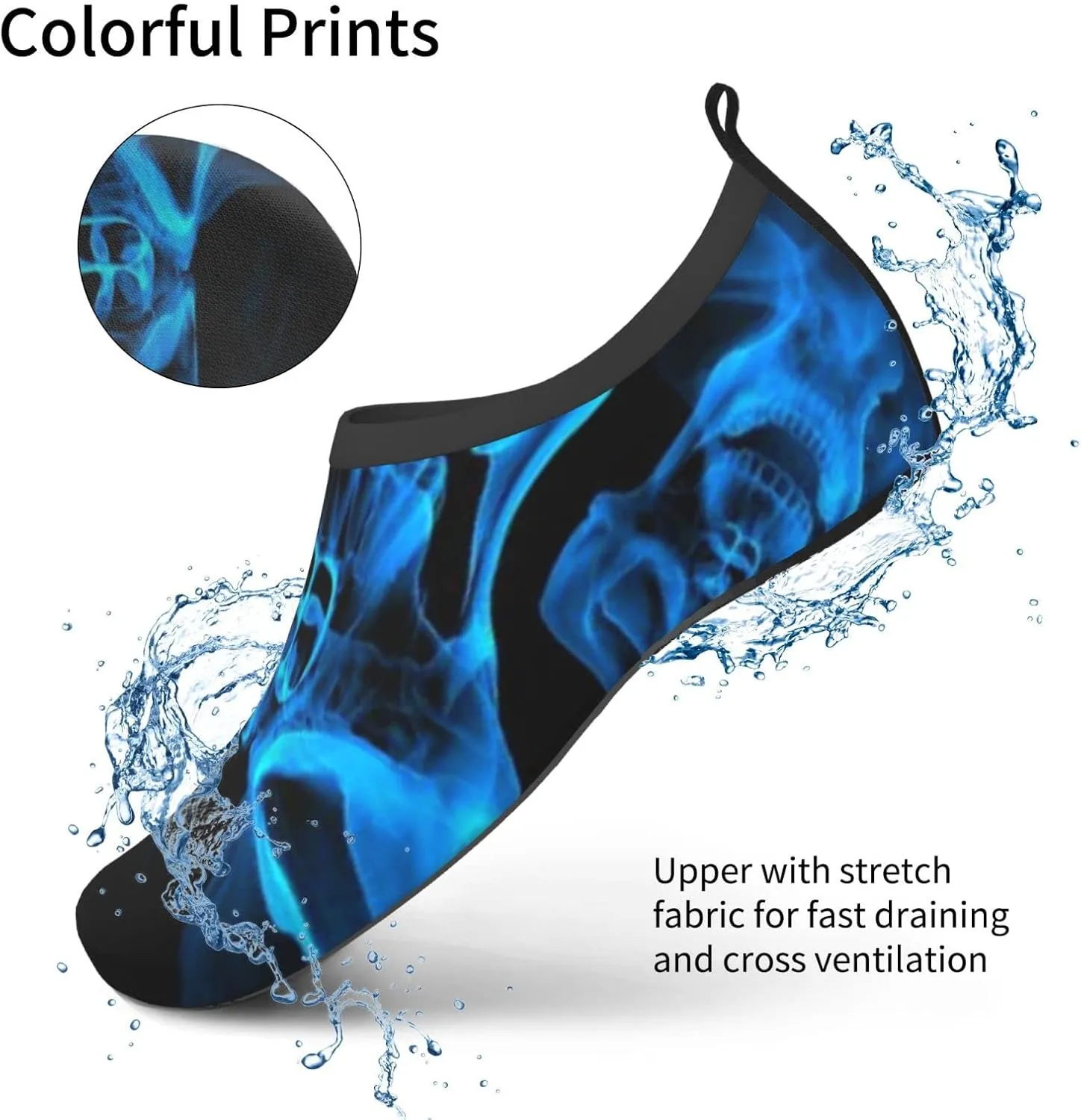 Water Sports Shoes Barefoot Quick-Dry Aqua Yoga Socks Slip-on for Men Women