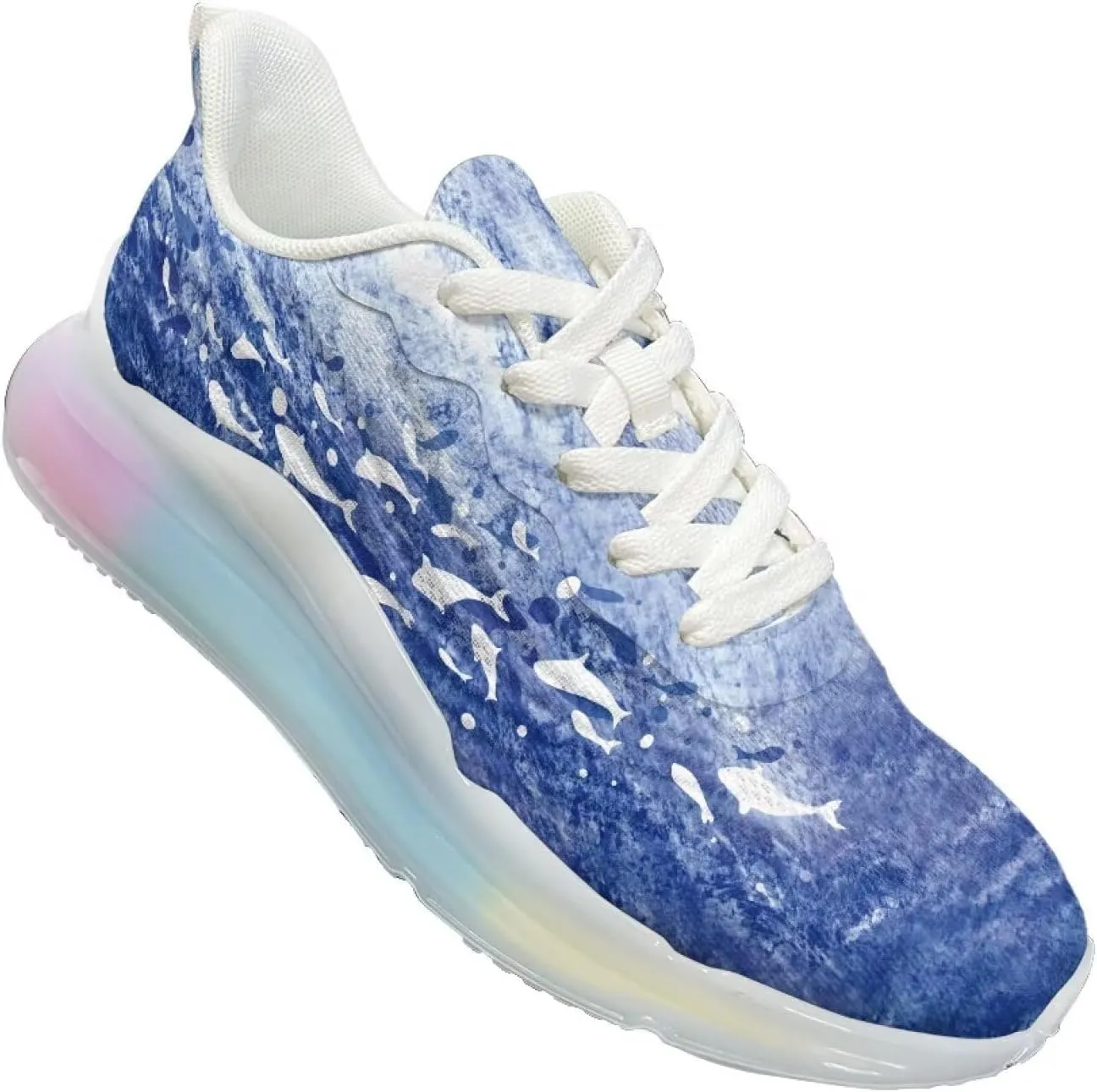 Women Air Athletic Running Shoe Sport Gym Tennis Fitness Sneaker Outdoor Non Slip Breathable Workout Footwear US6-11
