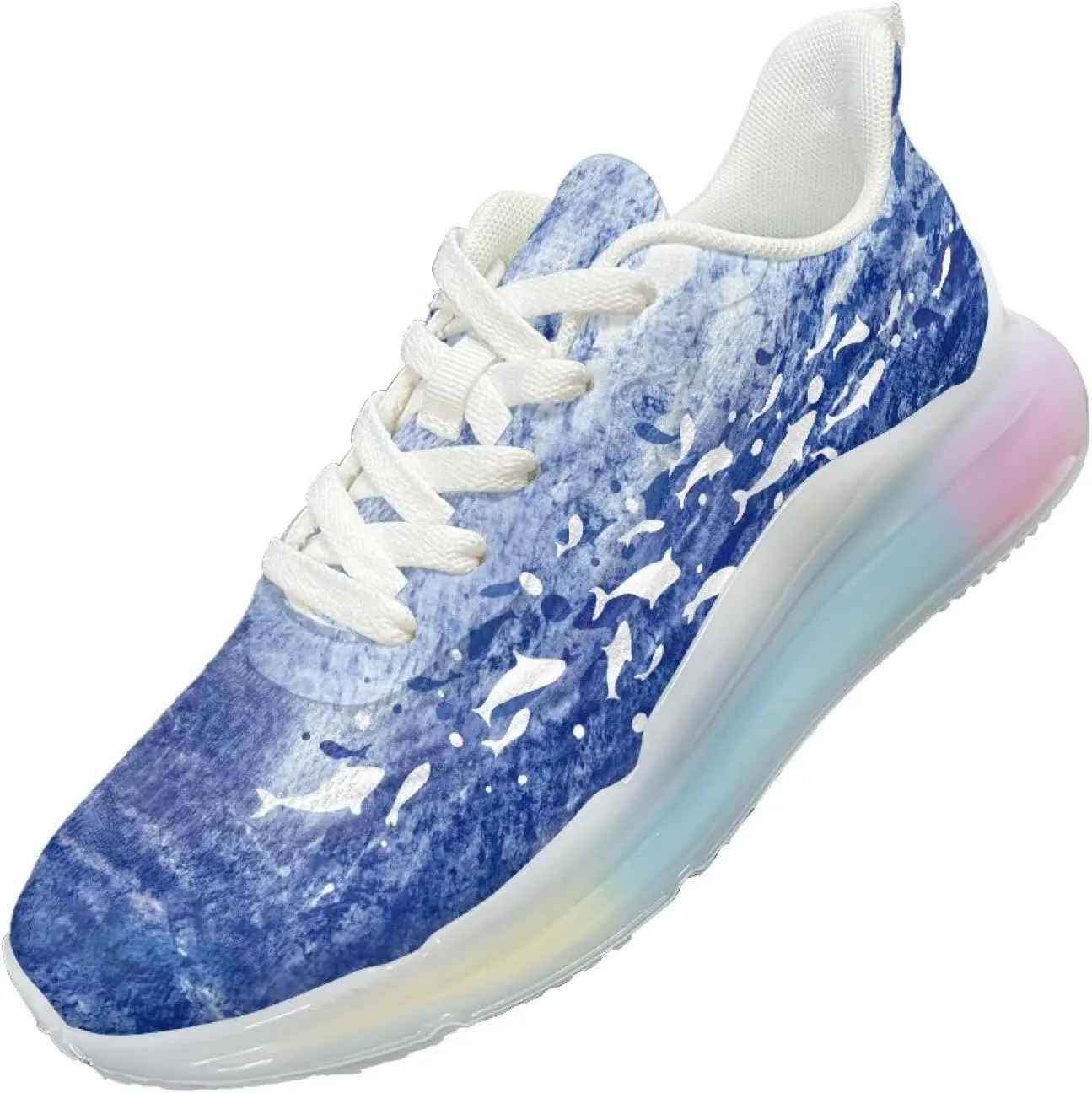 Women Air Athletic Running Shoe Sport Gym Tennis Fitness Sneaker Outdoor Non Slip Breathable Workout Footwear US6-11