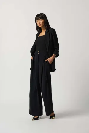 Woven Wide-Leg Pants in Black 233043 by Joseph Ribkoff